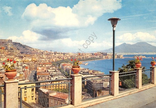 Cartolina Napoli Via Orazio e panorama edizioni SAR
