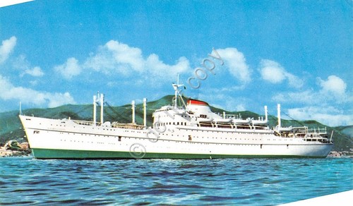 Cartolina Nave Donizetti Italia Navigazione