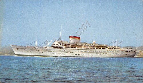 Cartolina Nave Mn Augustus Mn Giulio Cesare Italia Società di …