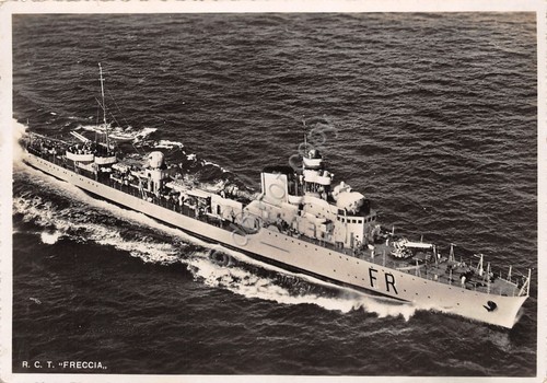 Cartolina Nave RCT Freccia 1952