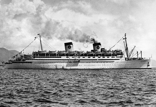 Cartolina Nave S/S Atlantic