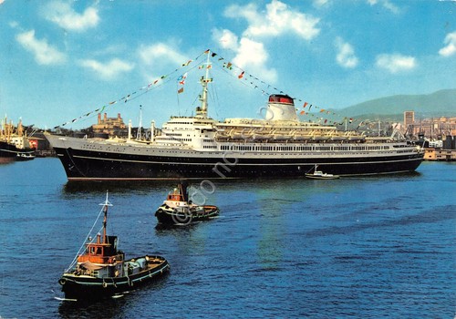 Cartolina Nave T.N. Leonardo da Vinci 1970