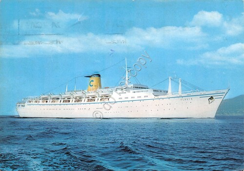 Cartolina Nave T/S Flavia - 1973