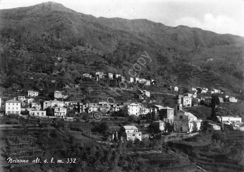 Cartolina Neirone Panorama anni '50 (Genova)