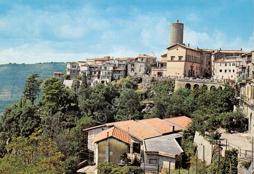 Cartolina Nemi Panorama case anni '70