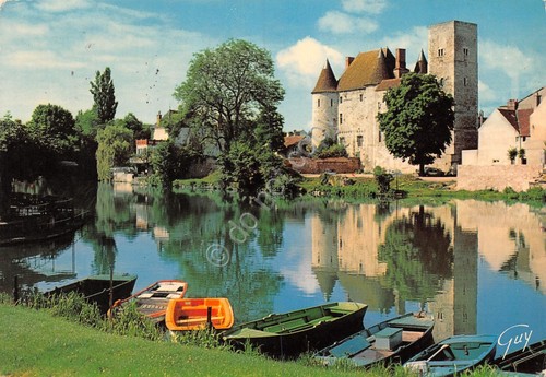 Cartolina Nemours Chateau des Ducs 1982