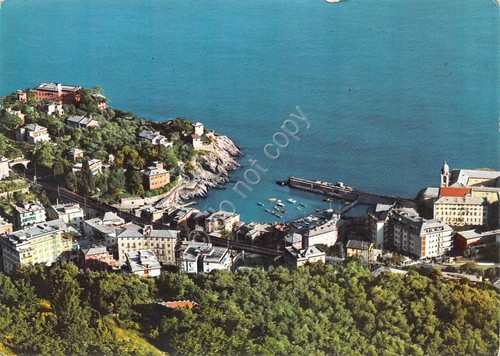 Cartolina Nervi Panorama 1966 (Genova)