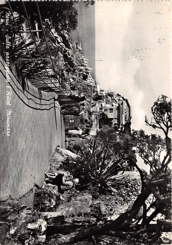 Cartolina Nervi Passeggiata Hotel Miramare 1958 (Genova)