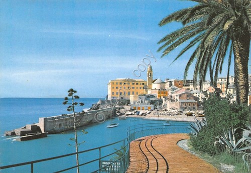 Cartolina Nervi Porticciolo e Collegio Emiliani