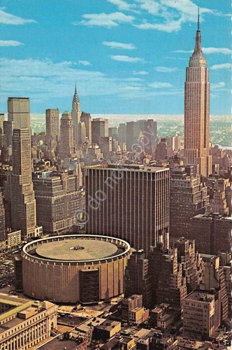Cartolina New York skyline Madison Garden Center Pan Am Chrysler …