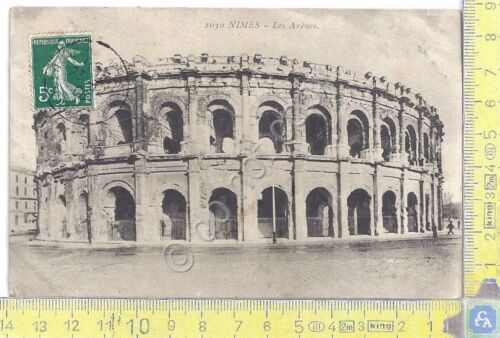 Cartolina Nimes - Les Arenes - Vg France Congo B. …