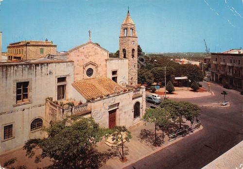 Cartolina Noci Bari Chiesa SS Nome di Gesù