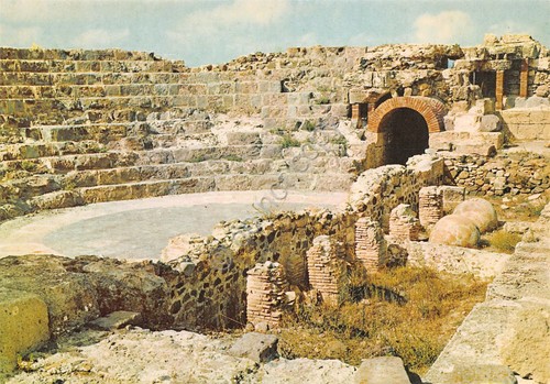 Cartolina Nora Pula Teatro Romano interno