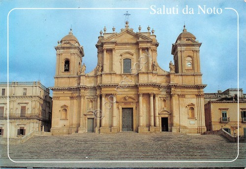 Cartolina Noto Cattedrale 1996 (Siracusa)