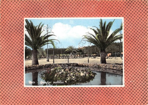 Cartolina Noto Giardini pubblici (Siracusa)