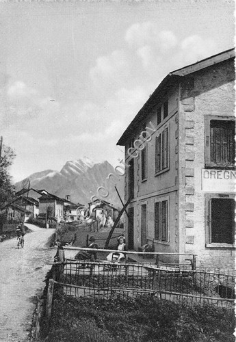 Cartolina Oregne di Sospirolo Belluno Animata