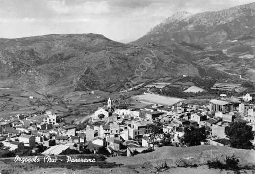 Cartolina Orgosolo Panorama anni '50