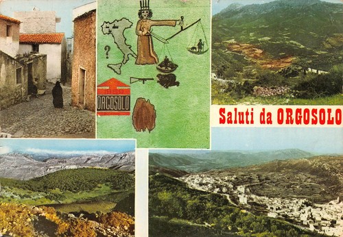 Cartolina Orgosolo Vedutine