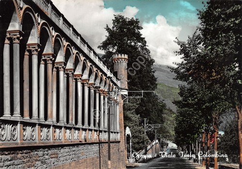 Cartolina Ormea Viale Isola Colombina (Cuneo)