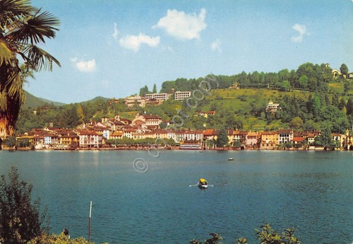 Cartolina Orta Lago d'Orta panorama (Novara)