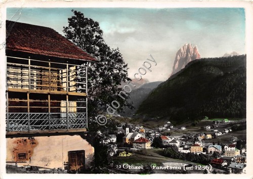 Cartolina Ortisei Panorama 1955