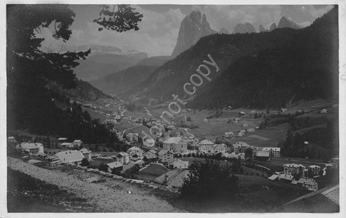 Cartolina Ortisei Val Gardena Panorama Gruppo delle Dolomiti n.3148 1928