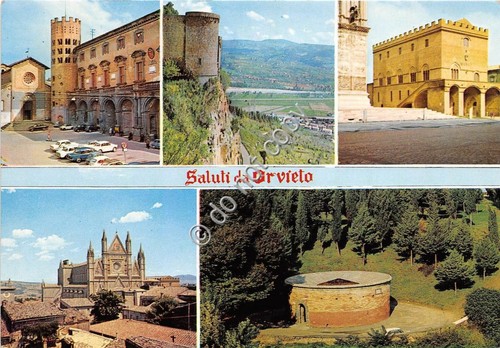Cartolina Orvieto Saluti da Vedutine (Altre tematiche)