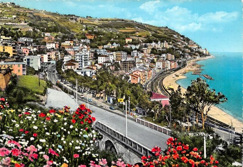 Cartolina Ospedaletti Panorama 1968