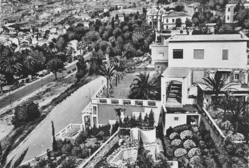 Cartolina Ospedaletti Villini sul circuito 1959