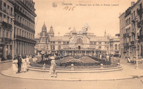 Cartolina Ostende Kursaal 1925