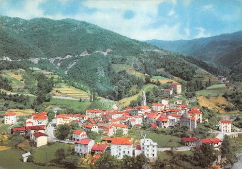 Cartolina Ottone Panorama 1955 (Piacenza)