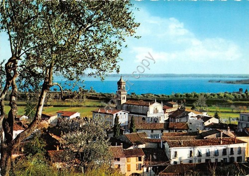 Cartolina Padenghe del Garda Panorama e golfo 1967 (Brescia)