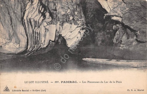 Cartolina Padirac Lac de la Pluie