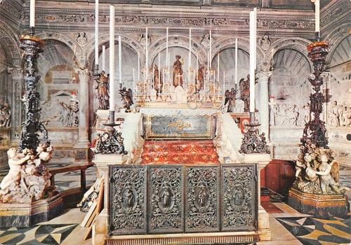 Cartolina Padova Basilica del Santo Altare