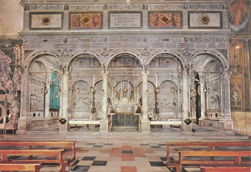 Cartolina Padova Basilica del Santo Cappella