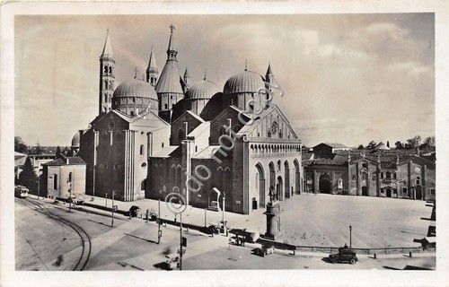 Cartolina Padova Basilica del Santo dei Minori Conventuali 1934