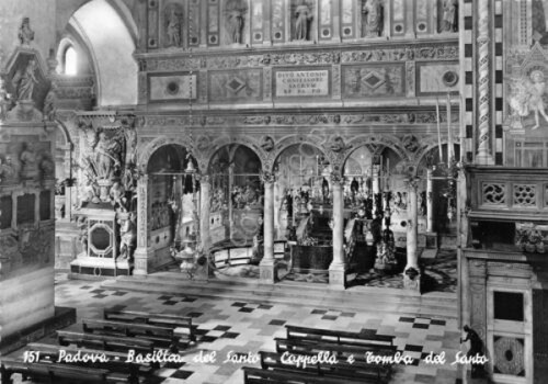Cartolina Padova Basilica di S. Antonio Cappella e Tomba del …