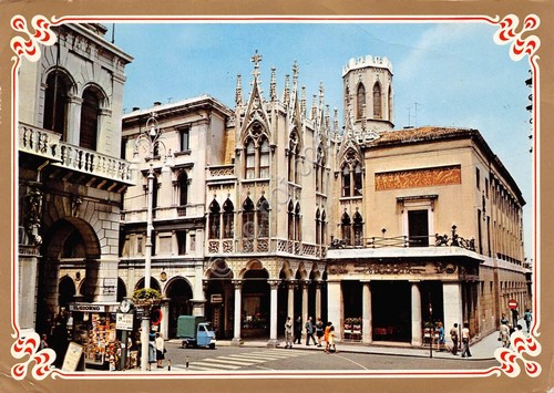 Cartolina Padova Caff? Pedrocchi Edicola animata 1970 grinze