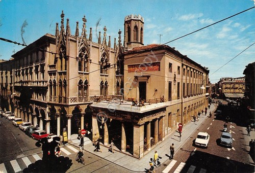 Cartolina Padova Caffè Pedrocchi dall'alto 1972