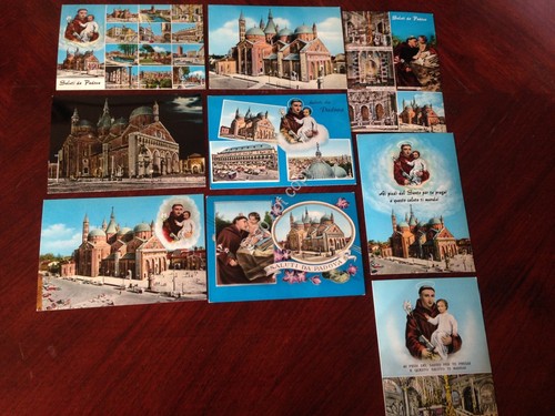 Cartolina Padova e S. Antonio da Padova Lotto 9 cartoline …