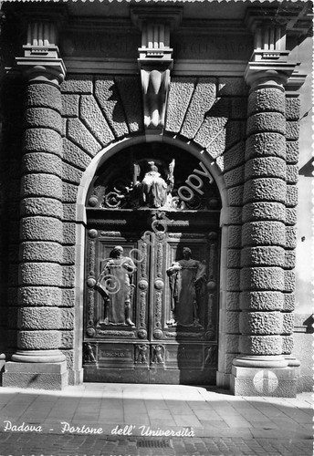 Cartolina Padova Portone Università