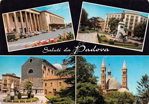 Cartolina Padova vedute città