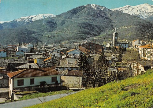 Cartolina Paesana Panorama (Cuneo)