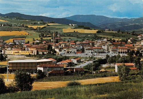 Cartolina Painello Val Tidone panorama