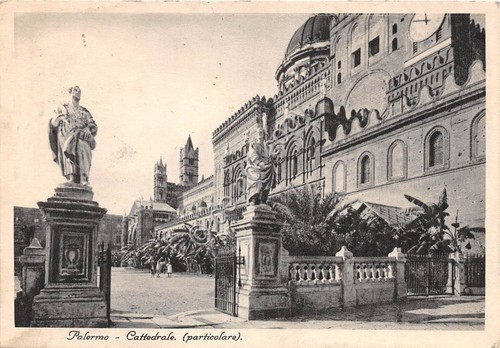 Cartolina Palermo Cattedrale 1937