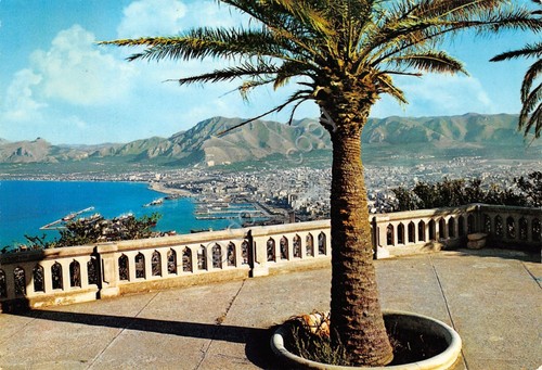 Cartolina Palermo Panorama dall'alto