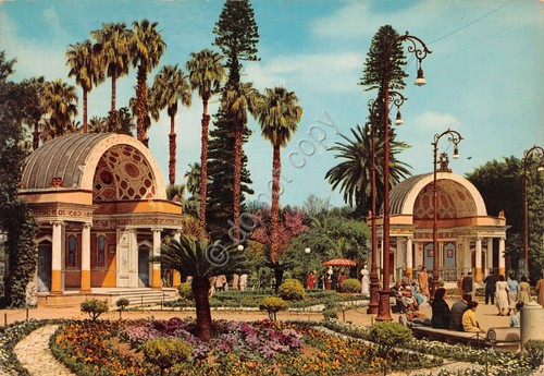 Cartolina Palermo Villa Giulia 1980