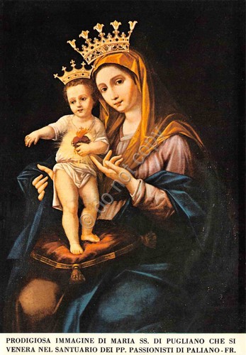 Cartolina Paliano Santuario dei PP. Passionisti immagine Maria SS. di …