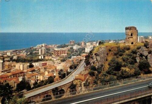 Cartolina Paola Panorama parziale 1974
