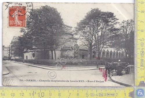 Cartolina Paris - Chapelle Expiatoire - Carrosse - Vg France …